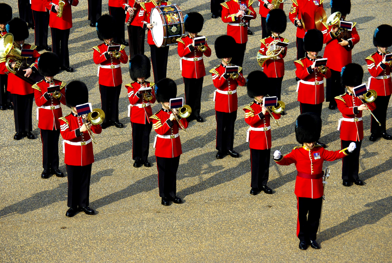 The Band of the Irish Guards. Foto bz-mg